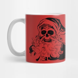 Skeleclaus (black) Mug